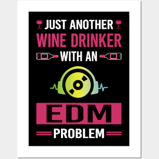 Wine Drinker EDM Posters and Art